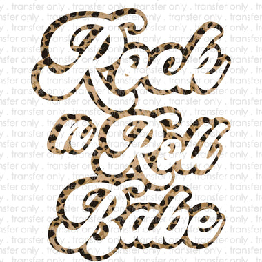 Rock n Roll Babe Sublimation Transfer