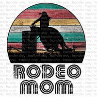 Rodeo Mom Barrell Riding Sublimation Transfer