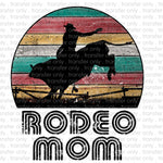 Rodeo Mom Bull Riding Sublimation Transfer