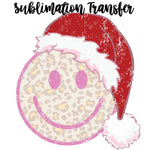 Smile Santa Hat Sublimation Transfer