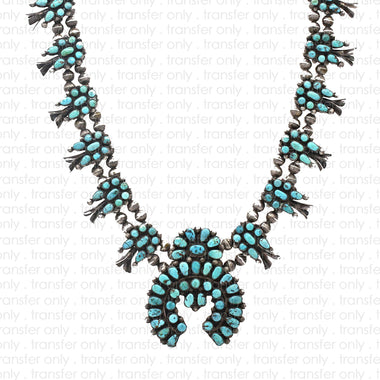 Squash Blossom Necklace Sublimation Transfer