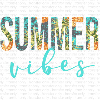 Summer Vibes Sublimation Transfer