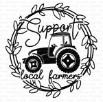 Support Local Farmers Sublimation Transfer