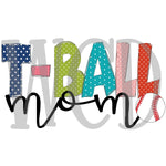 T Ball Mom Doodle Digital Download