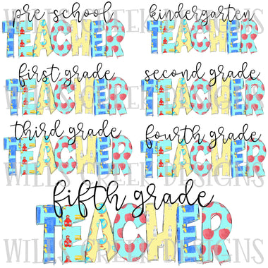 Teacher Doodle Bundle Digital Download