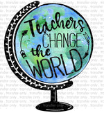 Teachers Change the World Sublimation Transfer