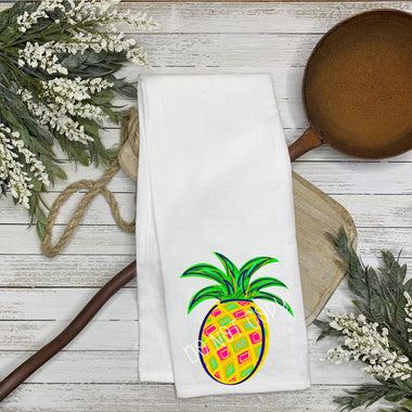 Pineapple Pocket Size/Hat/Koozie/Onsie/Tea Towel Screen Print Transfers Y10