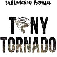 Tiny Tornado Sublimation Transfer