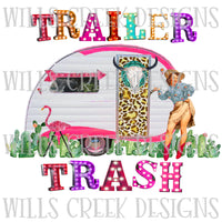 Trailer Trash Sublimation Transfer