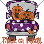 Trick or Treat Truck Sublimation Transfer