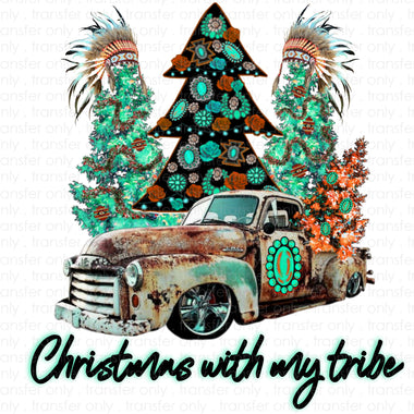 Christmas with my Tribe Sublimation Transfer