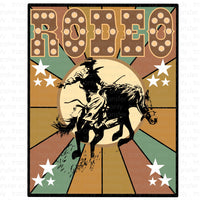 Rodeo Poster Sublimation Transfer