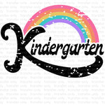 Kindergarten Rainbow Sublimation Transfer
