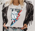 Trump Bolt Screen Print High Heat Transfer T22