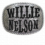 Willie Nelson Belt Buckle Sublimation Transfer